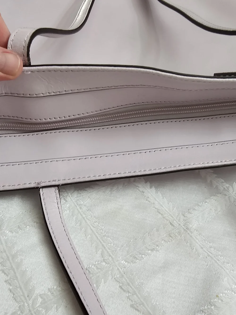 Kate Spade Pale Lilac Leather Tote Bag
